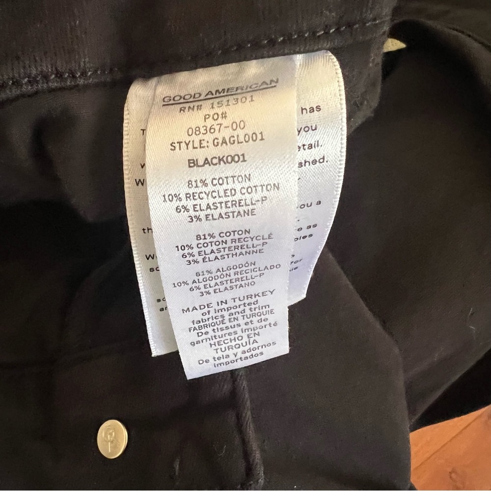 Good American Good legs High Rise Skinny Jeans 31 - Picture 8 of 10